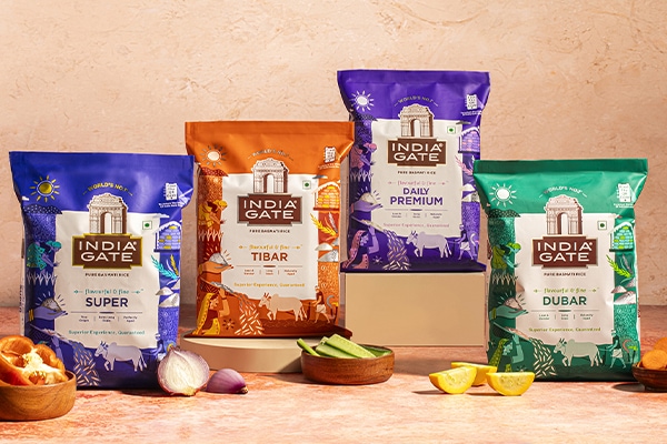 印度之門(India Gate)大米包裝設(shè)計革新:以品牌體驗重塑品類認(rèn)知